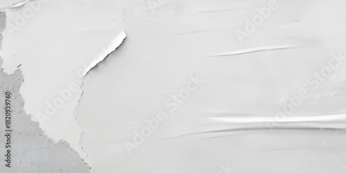 Old ripped torn blank black and white posters textures backgrounds grunge creased crumpled paper vintage collage placards empty