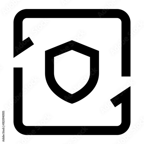 Restore security shield icon