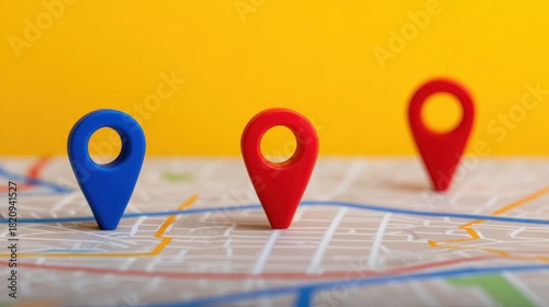 Optimizing ecommerce order delivery package icons on route maps for efficient logistics