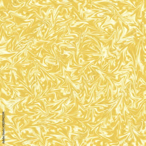 Illustration of dull gold and white spreading liquid pattern