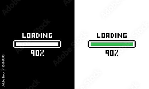 Loading icon vector illustration