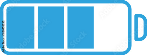 バッテリー・電池マークのフラットアイコン