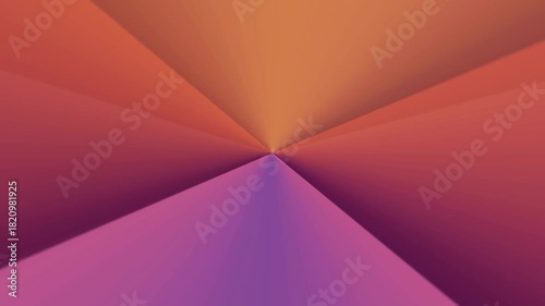 3D triangular red and pink background with drop shadow 