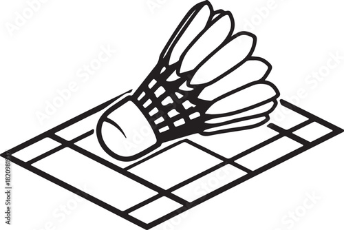 shuttle crock laid on the ground vector 