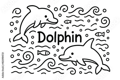 The drawing has a playful and fun mood