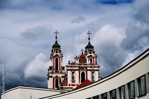 Eglise Sainte-Catherine de Vilnius. Lituanie.
