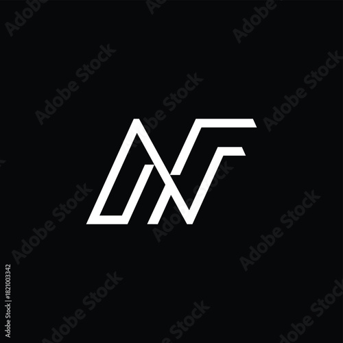 Abstract Letter N Logo