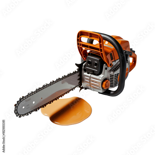 Illustration of black garden leaf rake tool isolated on transparent background