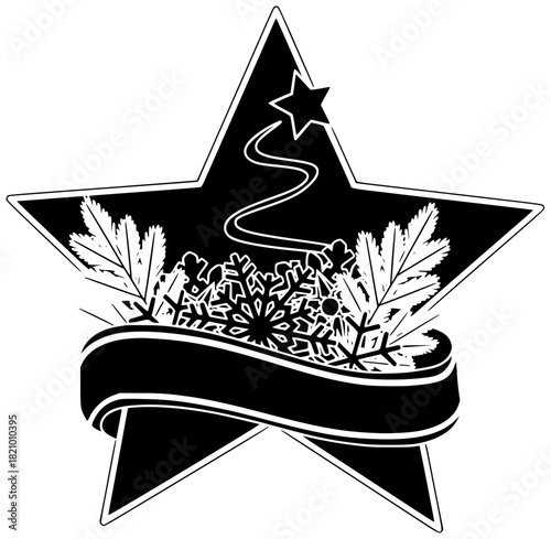 christmas illustration star silhouette bethlehem logo holiday icon birth outline night jesus sky christian light celebration bible december manger shape and vector graphic background