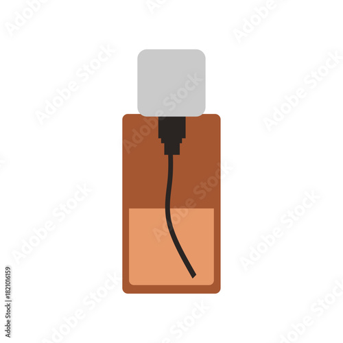 Flat Illustration of Micellar Water Bottle for Cleansing