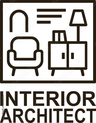 Simple and elegant logo for an indoor architect