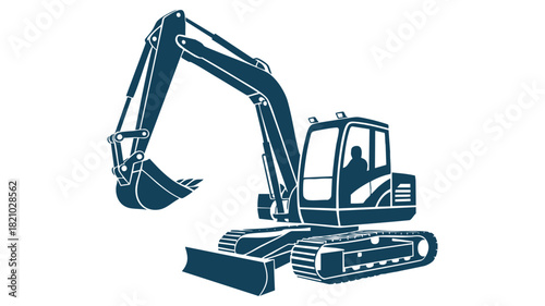 Excavator heavy construction machine