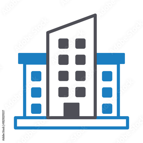 City Building Vector icon which can easily modify or edit