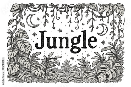 Jungle is the title of the image
