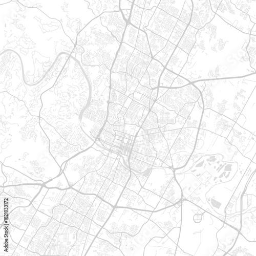 Austin City Map the s blueprint is revealed through an elegant linear composition balancing structure and space in a minimalist style begin of sentence, emphasizing refined linework.