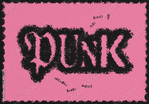 Bold Messy Grunge Text Effect