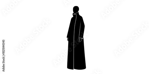 Oversized Maxi Coat Funnel Neck Winter Fashion Silhouette