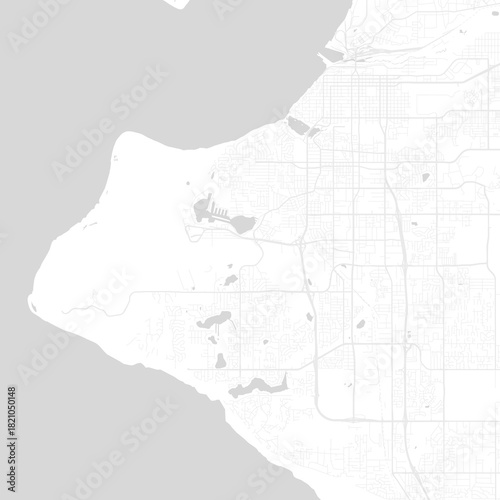 Anchorage City Map precision cut vector linework details the grid a structured and intricate blueprint of urban life begin of sentence, emphasizing refined linework, with balanced composition.