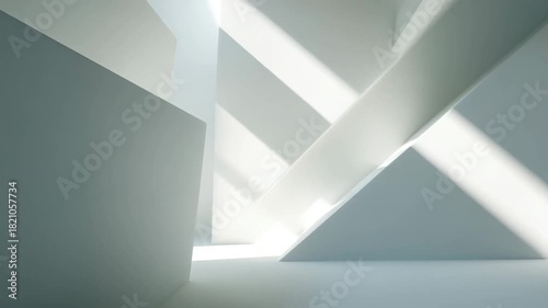 Wallpaper Mural Modern minimalist architecture with sunlight Torontodigital.ca