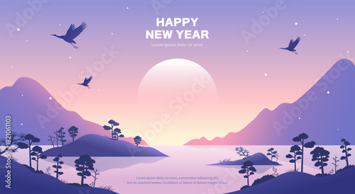 새해 일출 풍경