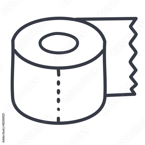 Roll of toilet paper