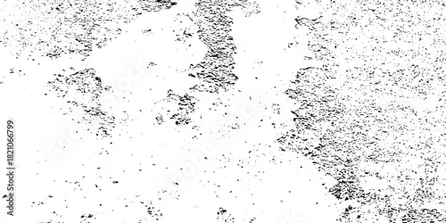 Vector dust isolated on white background and texture old film grainy noise. Grunge texture Distressed Effect. Grungy Background textured effect. Black and white Dust overlay paint, stroke, ink.