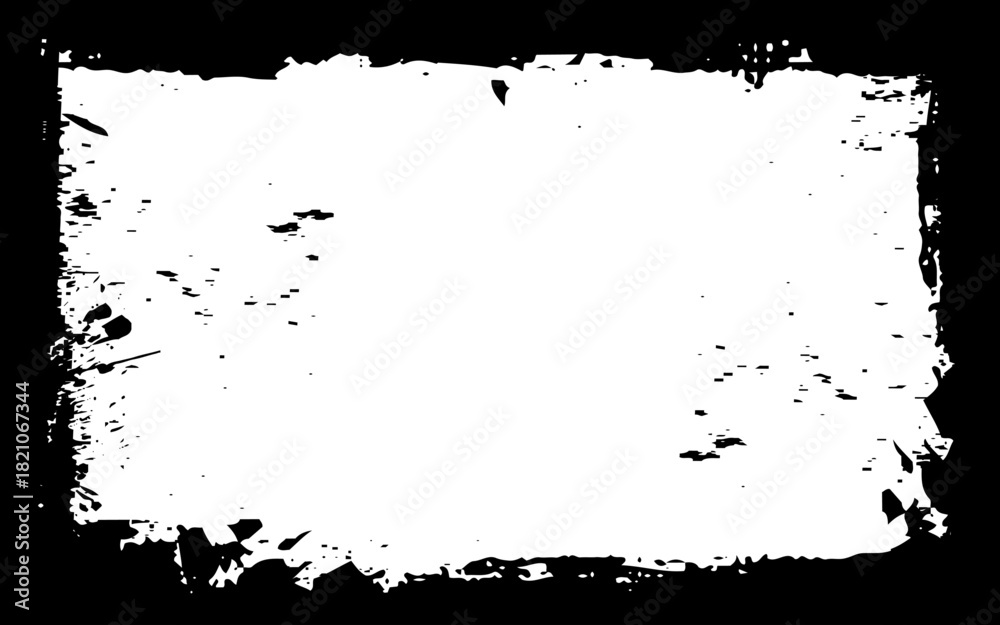 Fototapeta premium Black grunge border 