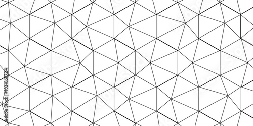 Abstract geometric wall tile and metal cube background triangle wallpaper. Seamless geometric pattern low polygon backdrop background. Gray diamond overlap polygonal background.	