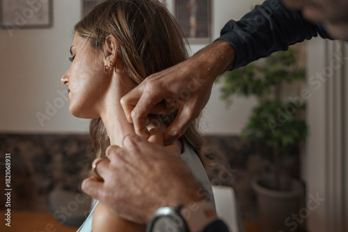 Head and neck manual release therapy for tension reduction