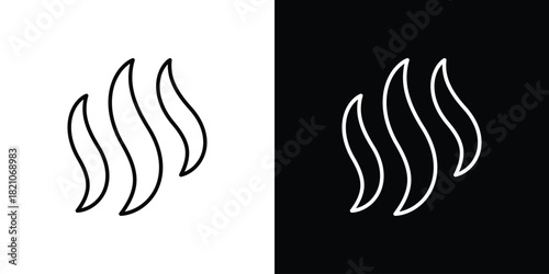 Aroma icons for UI elements. High-quality vector illustration.