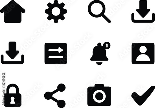 User interface icons – ui symbols for apps, websites, and digital platforms