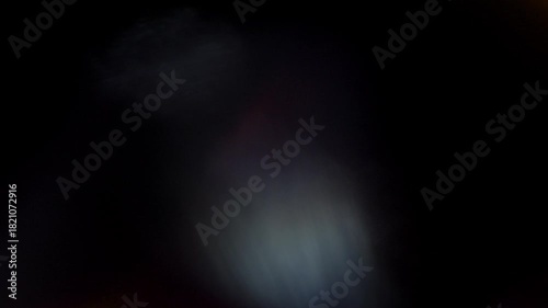 Subtle Dark White and Blue Textured Light Leak Overlay