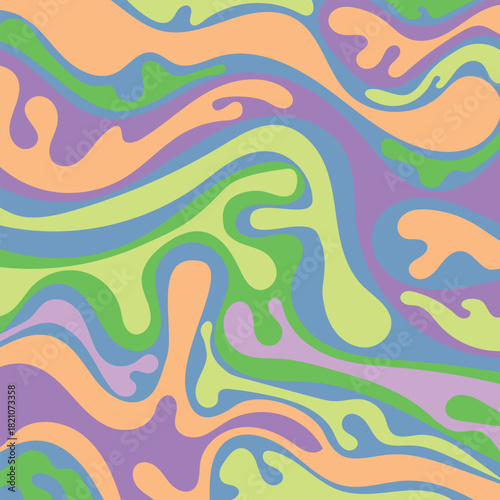 Abstract retro-style background with colorful patterns, perfect for design projects, posters, digital art, vintage designs, web backgrounds, artistic visuals, creative concepts