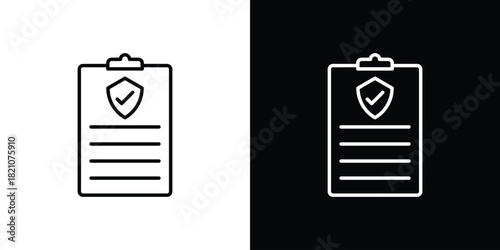 Consent icons for UI elements. High-quality vector illustration.