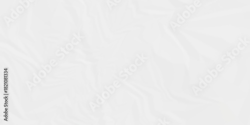 Paper texture background, Old paper background ripple soft white pattern wave crumple. Crushed and creased soft paper. Abstract wrinkle effect grunge and rough backdrop vintage page.	