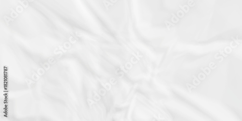 Paper texture background, Old paper background ripple soft white pattern wave crumple. Crushed and creased soft paper. Abstract wrinkle effect grunge and rough backdrop vintage page.	