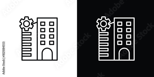 Enterprise icons for UI elements. High-quality vector illustration.