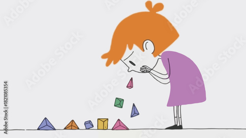 Expressive character design featuring a solitary figure shedding tears rendered with a vibrant palette and clean linework suitable for emotional storytelling and graphic design projects