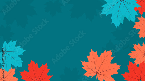 maple leaves background