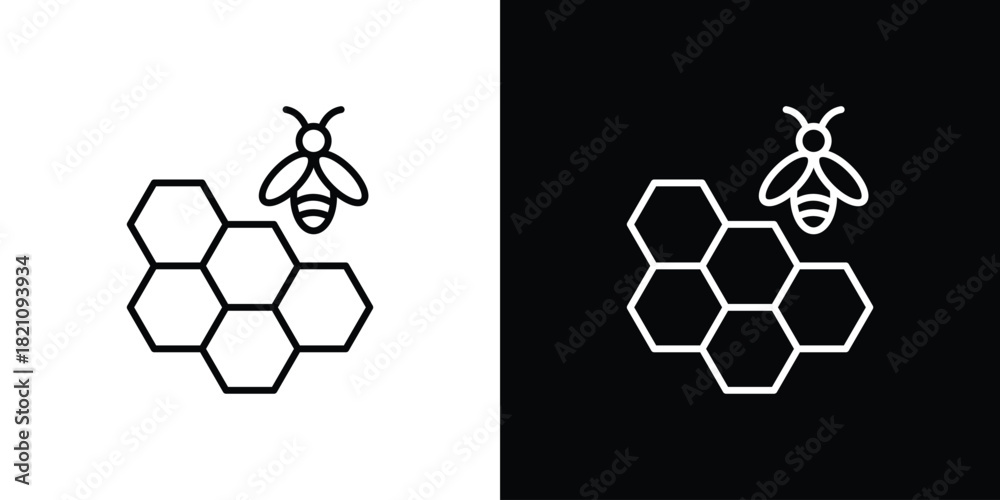 Obraz premium Honeycomb icons for UI elements. High-quality vector illustration.