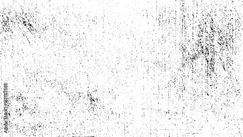 Vector grunge texture on transparent background vintage distressed effect scratched surface noise pattern dirty overlay aged worn black and white abstract backdrop.