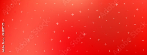 Plus hospital pattern background illustration a smooth red gradient overlaid with a uniform pattern of small white plus sign shapes