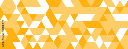 Modern yellow color geometric concept trendy business banner