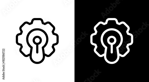 Authentication With Icon Set Design