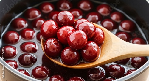 Sweet and Tangy Preserved Cherries A Culinary Delights of Summer Fresh Fruit Delights Ready to be Used in Gourmet Creations and Exquisite Delicacies For Everyone