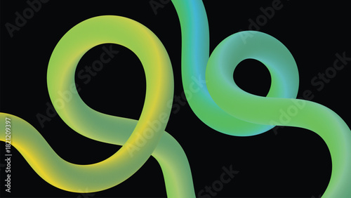 Dynamic abstract flow in vibrant neon colors, perfect for bold backgrounds and modern designs that pop, creating a fun and energetic feel for your projects