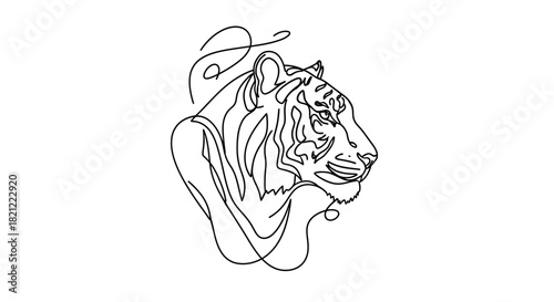tiger head tattoo