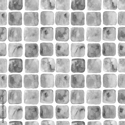 Seamless watercolor abstract pattern. Hand-drawn illustration for fabric, wrapping paper. decoupage, fabrics and etc