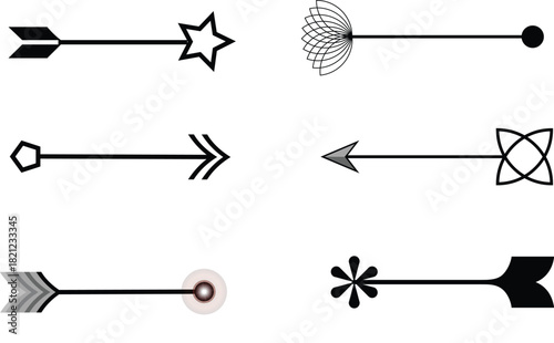 grunge arrows vector. Grunge arrow brush. Grunge arrow paint pointing right.	