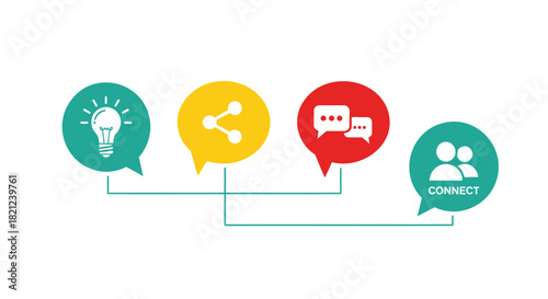 Abstract geometric pattern with vibrant color blocks and clean lines suitable for modern design projects and digital applications